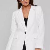 Blazer holgado de un botón