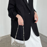 Blazer ligero con efecto lino