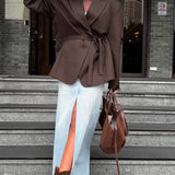 Blazer holgado y relajado