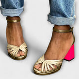 Klára Elegantes Tacones Altos Milviana Punta Abierta