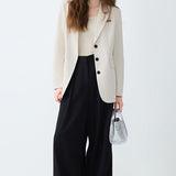 Elegante blazer de manga larga