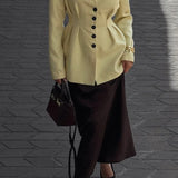 Elegante blazer de manga larga