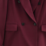 Blazer estructurado de gran tamaño con solapas anchas