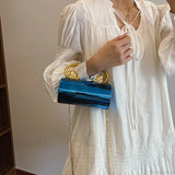 Bolso de hombro cilíndrico de acrílico, clutch de noche