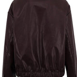 Chaqueta de motociclista de cuero PU de moda