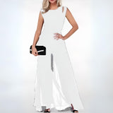 Elegante vestido sin mangas para mujer: estilo chic y cómodo.