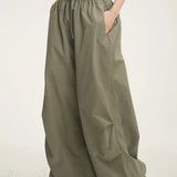 Pantalones cargo casuales con cinturilla elástica deportiva