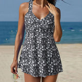 Conjunto tankini corto deportivo de dos piezas