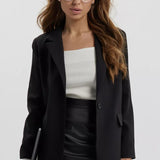 Blazer holgado de un botón