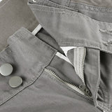 Pantalones cargo holgados de color gris vintage
