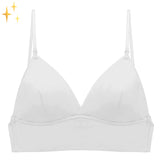 Sujetador sin espalda para mujer – Copas sin costuras – Tirantes ajustables – Tejido transpirable