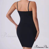 Encantador vestido midi básico de punto acanalado