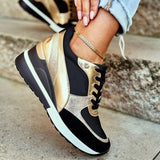 Zapatillas deportivas para mujer - Diseño deportivo elegante - Transpirables con suela cómoda - Cierre con cordones