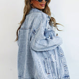chaqueta vaquera utilitaria descolorida