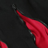 Vaqueros de pierna ancha con patchwork de Harajuku