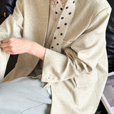 Blazer casual con cuello en V
