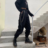 Pantalones cargo con bolsillos grandes