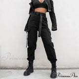 Pantalones cargo con bolsillos grandes