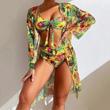 Mara - Conjunto de bikini de 3 piezas de alta calidad