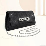 Clutch de noche negro