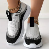 Zapatillas deportivas para mujer: cómodas, sin cordones, de malla transpirable y con plantilla acolchada informal.