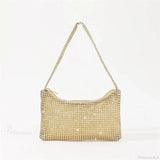 Clutch de noche con brillantes diamantes de imitación, bandolera de diamantes, clutch de boda