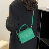 Bolso bandolera azul estilo coreano para debajo del brazo