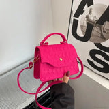 Bolso bandolera azul estilo coreano para debajo del brazo