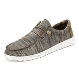 Mocasines casuales para hombre - Ajuste cómodo - Diseño ligero - Tejido transpirable - Estilo sin cordones