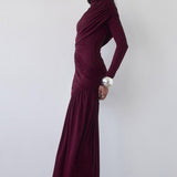 Vestido mini ajustado asimétrico con cinta fruncida