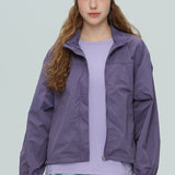 Chaqueta deportiva impermeable y ligera para senderismo y running.