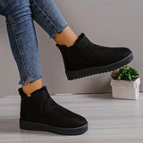 Botas de nieve térmicas de felpa de moda - Zapatillas cómodas