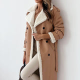 Abrigo polar reversible con cuello alto
