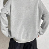 Sudadera casual con media cremallera