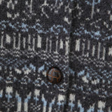 Chaleco de punto con bloques de color en jacquard Fair Isle y cuello redondo