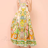 Vestido camisola Madi estampado único y encantador para fiestas.
