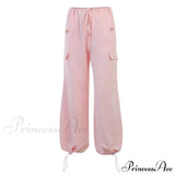 Pantalones cargo de pierna recta con piernas anchas y sueltas, estilo casual.