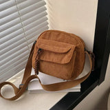 Bolso de hombro informal con diseño de oso de dibujos animados