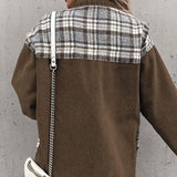 Mille - Chaqueta vaquera de moda con botones y mangas largas