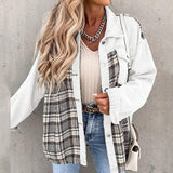 Mille - Chaqueta vaquera de moda con botones y mangas largas