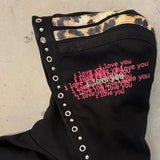 Sudadera informal con estampado de leopardo