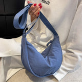 Bolso bandolera estilo hobo de diseño informal en nailon