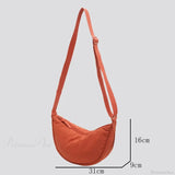 Bolso bandolera estilo hobo de diseño informal en nailon