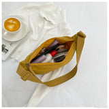 Bolso bandolera estilo hobo de diseño informal en nailon