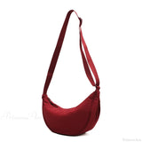 Bolso bandolera estilo hobo de diseño informal en nailon