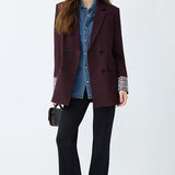 Blazer holgado con mangas largas
