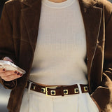 Chaqueta de ante desgastado de corte relajado