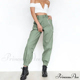 Pantalones de calle de pierna ancha con cadena