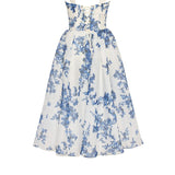 Vestido azul encantador - Elegante y transpirable