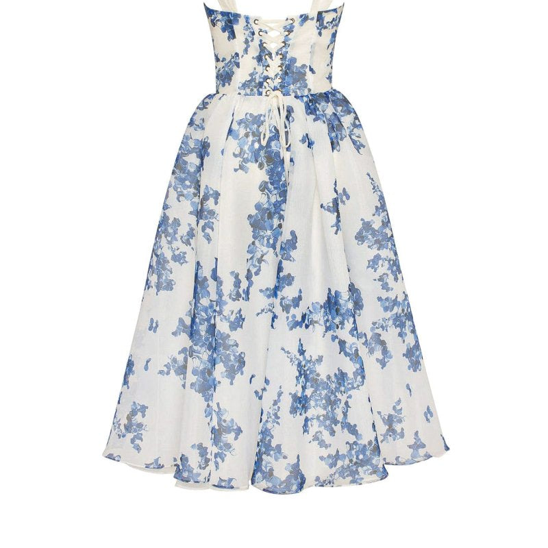 Vestido azul encantador - Elegante y transpirable